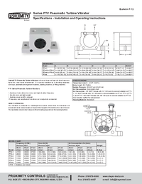Thumbnail of document Manual - PTV - Pneumatic Turbine Vibrator